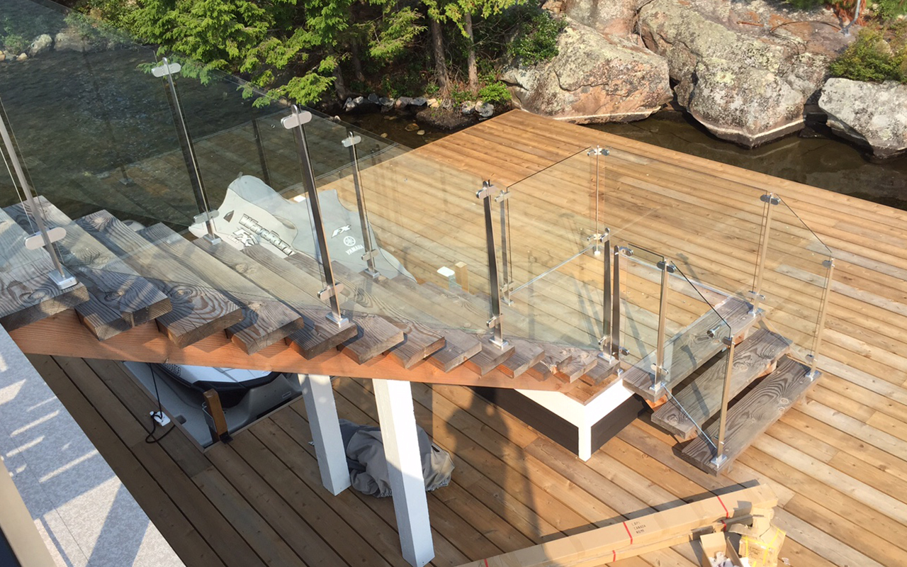 InvisiRail™ Glass Railing System Liv Building Products