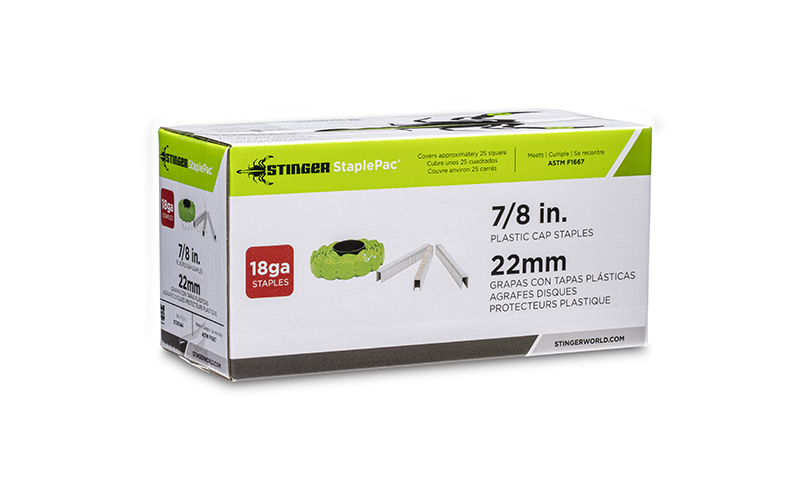 Dupont Tyvek Wrap Caps Staple Pac for Stinger Cap Hammer 3/8" for sale online 